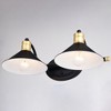 Vaxcel Akron 2 - Light Vanity in  Matte Black/Natural Brass - 3 of 4
