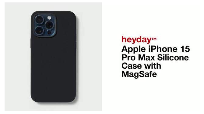 Apple iPhone 15 Pro Max Silicone Case with MagSafe - heyday™, 2 of 6, play video