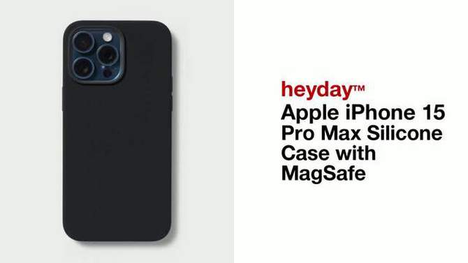 Apple iPhone 15 Pro Max Silicone Case with MagSafe - heyday™, 2 of 6, play video