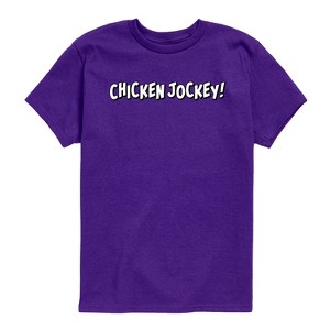 Boys' - Instant Message - Chicken Jockey Gamer Short Sleeve Graphic T-Shirt - 1 of 4