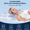 SUGIFT Ergonomic Cervical Memory Foam Pillow for Neck Pain Relief Orthopedic Contour Support for Back Side Stomach Sleepers - 2 of 4