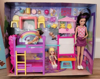 Barbie Skipper Babysitters Inc. Ultimate Daycare Playset With 3