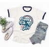 Simply Sage Market Women's Happy 4th Of July Rainbow Short Sleeve Ringer Tee - 3 of 4