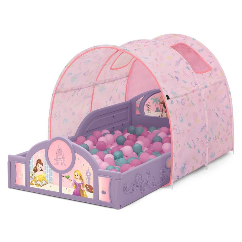 Delta Children Disney Princess Sleep and Play Toddler Bed with Tent, 6 of 9