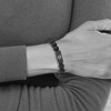 Black Bow Jewelry 8.5mm BP Stainless Steel Enamel Medical I.D. Bead Stretch Bracelet - 3 of 4