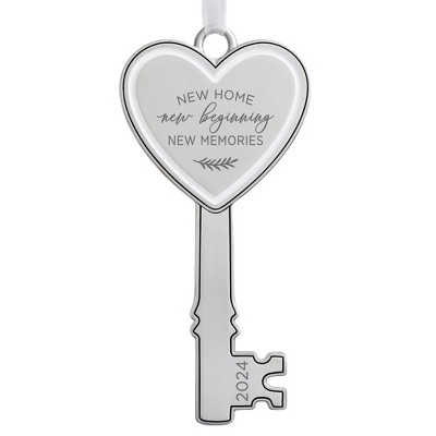 Personalization Mall New Home, New Memories Silver Key Ornament