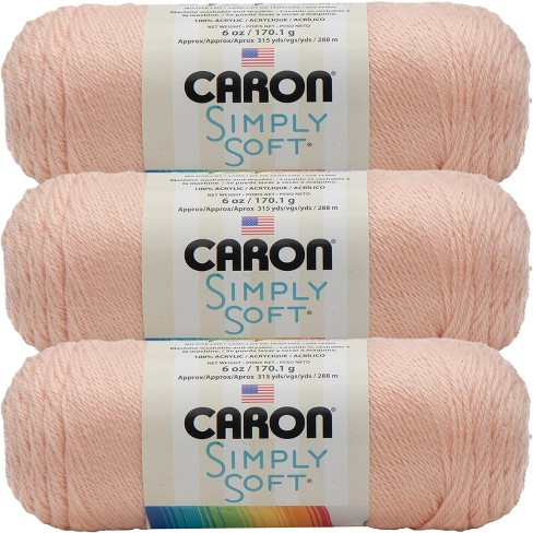 Multipack Of 03 - Caron Simply Soft Solids Yarn-light Country