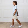 Hope & Henry Boys' Organic Short Sleeve Knit Pique Polo Shirt, Kids - 3 of 4