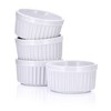 DUKA 4-Inch White Ceramic Ramekin Set of Six - 3 of 3