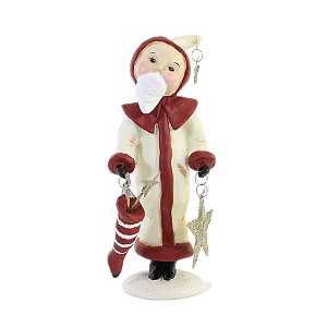 Dee Foust-Harvey 8.5 Inch Star Stocking Santa Christmas Santa Stocking Figurines - 1 of 3