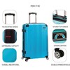 Rockland London Hardside Spinner Wheel Luggage Green 28-24-20-Inch - 4 of 4