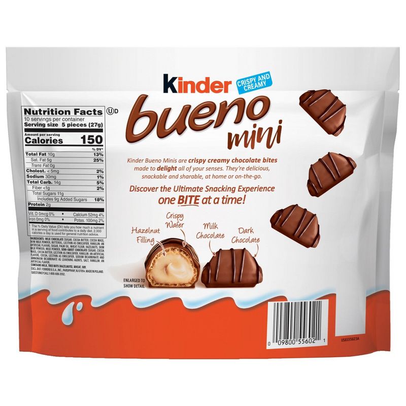 Kinder Bueno Minis Candy Family Pack - 9.5oz, 3 of 9