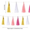 Unique Bargains Party Decoration Reusable Strong Rope Tassel Garland Banner 20 Pcs - 2 of 4