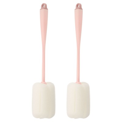 Unique Bargains Sports Bottles Coffee Mugs Cleaning Sponge Soft Brushes 2 Pcs