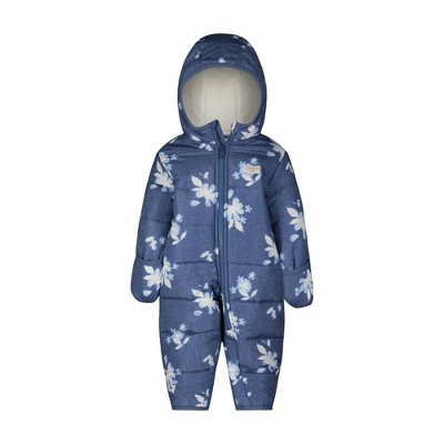 OshKosh B'gosh® Baby Girls' Floral Bunting Snowsuits Beige