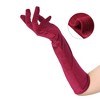 INSPIRE CHIC Women's Long Sleeve Velvet Opera Gloves - 3 of 4
