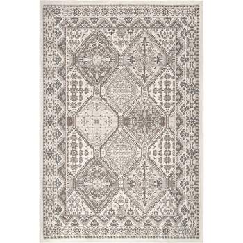 nuLOOM Becca Traditional Tiled Transitional Geometric Area Rug for Living Room Bedroom Dining Room Kitchen
