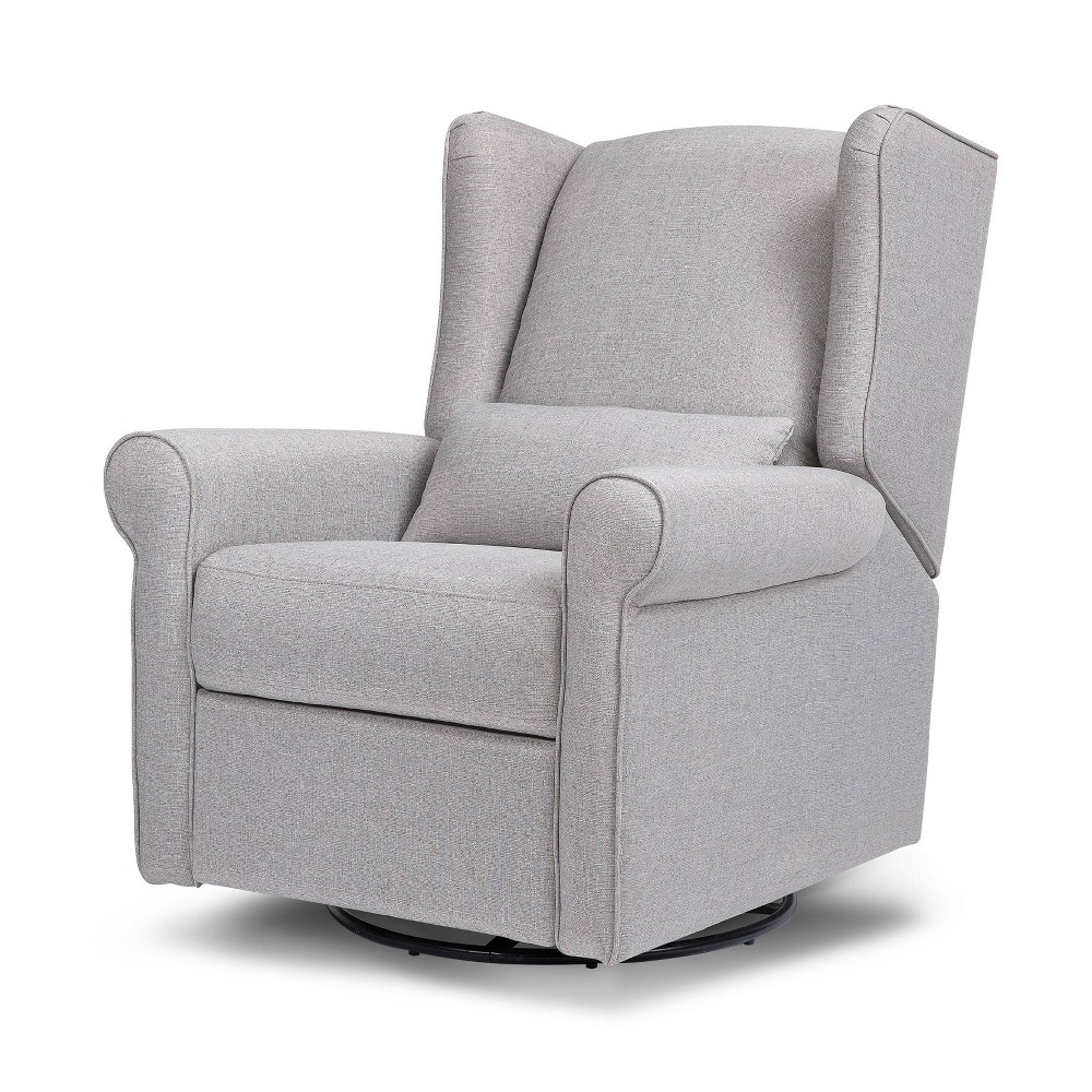 Photos - Coffee Table DaVinci Hayden Recliner and Swivel Glider - Misty Gray 