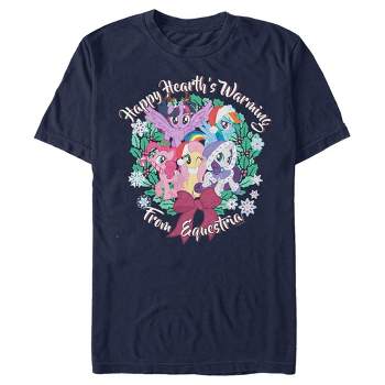 Men's My Little Pony: Friendship is Magic Christmas Happy Hearth's Warming T-Shirt