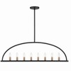 Crystorama Lighting Abbott 8 - Light Chandelier in  Black - 4 of 4
