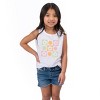 The Juniper Shop SmileyWorld Checkered Floral Smile Toddler Tank - 2 of 4