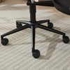 PAGED Office Chair with Wheels, Criss Cross Desk Chair with Lumbar Support and Adjustable Stool for Living Room, Home Office - 4 of 4