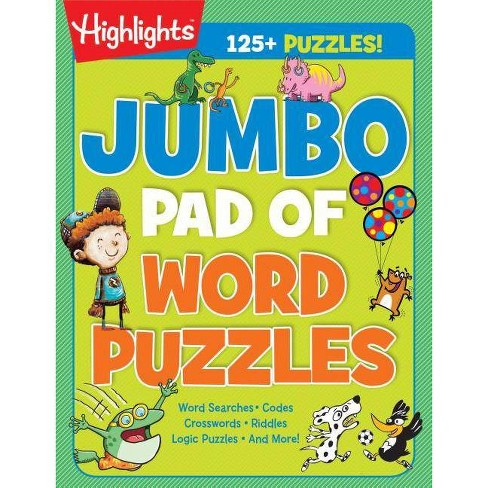 Jumbo Pad Of Word Puzzles Highlightstm Jumbo Books Pads Paperback - 