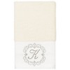 Linum Home Textiles 100% Turkish Cotton MONICA 3PC Embellished Towel Set - 3 of 4