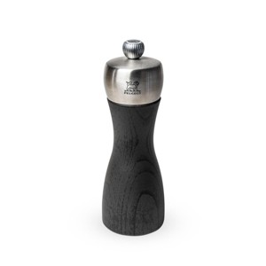 Peugeot | Fidji Salt Mill, Wood/Stainless, Graphite, 15 cm - 6 in - 1 of 3