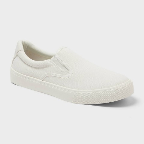 Мужские Goodfellow & Co Men's Collin Slip On Sneakers - Goodfellow & Co™ White 11.5