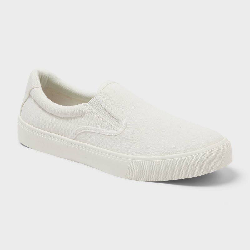 Men's Collin Slip On Sneakers - Goodfellow & Co™ White 7
