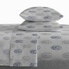 Saturday Park Marvel Spiderman Web Stripe 100% Organic Cotton Sheet Set - 4 of 4