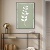 Art Remedy Linen Leaf Screen Minimalistic Botanical and Floral Art Prints Framed - 2 of 4