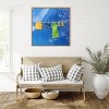 Amanti Art The Laundry Line by Julia Ramiro Canvas Wall Art Print Framed - 4 of 4