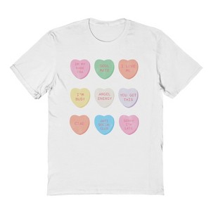Social Collective Men's Candy  Valentines Day Short Sleeve Graphic Cotton T-Shirt - 1 of 3