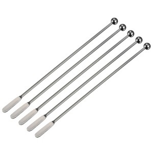 Unique Bargains Wear-Resistant Long Handle Reusable Coffee Cocktail Stirrers 5 Pcs - 1 of 4