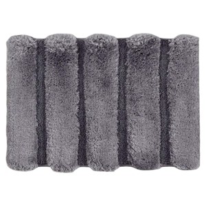 FONTOI Bathroom Rugs Bath Mat Rug Home Decor Carpet Shower Mat Home Decor High-low stripe for Indoor Shower Room Bathroom, Grey, 24"*17"*1" - 1 of 4