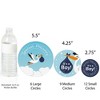 Big Dot of Happiness Boy Special Delivery - Blue It's A Boy Stork Baby Shower Giant Circle Confetti - Party Decorations - Large Confetti 27 Count - 3 of 4