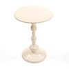 FONTOI End Table, Sofa Table Laptop Snack Stand, Nightstand for Living Room, or Modern Accent Table, Off White, 15.7"*15.7"*21.2" - 4 of 4