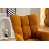 Wooakway Teddy Fabric Rocking Chair With Adjustable Footrest - 4 of 4