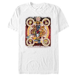 Men's Kingdom Hearts 2 Stained Glass Art T-Shirt - 1 of 4