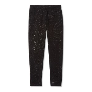 Lands' End Lands' End Kids Fleece Lined Leggings - 1 of 2