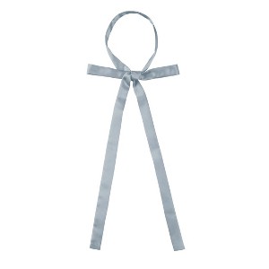 Allegra K Women's Self-Tied Solid Color Ribbon Cosplay Elegant Long Neck Bowties - 1 of 4