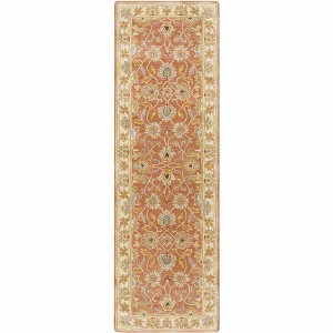Hauteloom Caesar Hand Tufted Burnt Orange 1124 Wool Carpet - 1 of 4