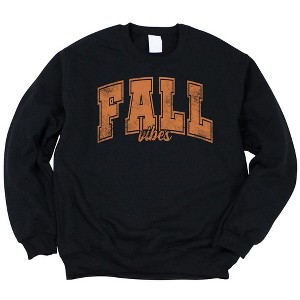 Simply Sage Market Women's Graphic Sweatshirt Fall Vibes Varsity - 1 of 2
