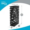 BirdRock Home Umbrella Holder Stand with Removable Water Tray - Line Design - Black - 3 of 4