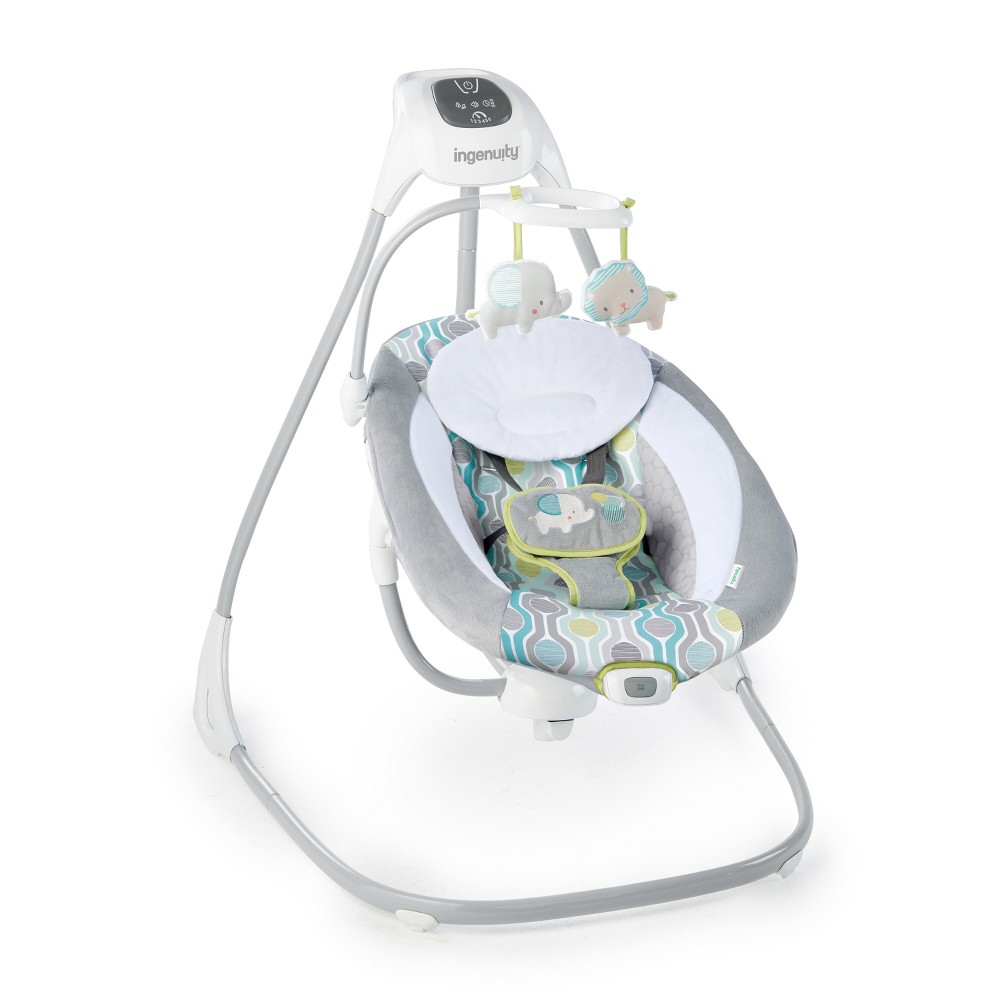 Photos - Swing / Rocking Chair Ingenuity SimpleComfort Multi-Direction Compact Baby Swing with Vibrations - Everston