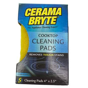 Cerama Bryte Delicate, Light Duty Cleaning Pad For Cooktop 4 in. L 5 pk
