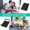 Attop Bed Tray Table with Folding Legs,Bamboo Breakfast in Bed for TV Table, Laptop Computer Tray,Eating,Snack Tray - 3 of 4