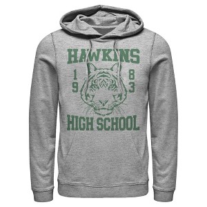 Men's Stranger Things Hawkins High School Tiger 1983 Pull Over Hoodie - 1 of 4